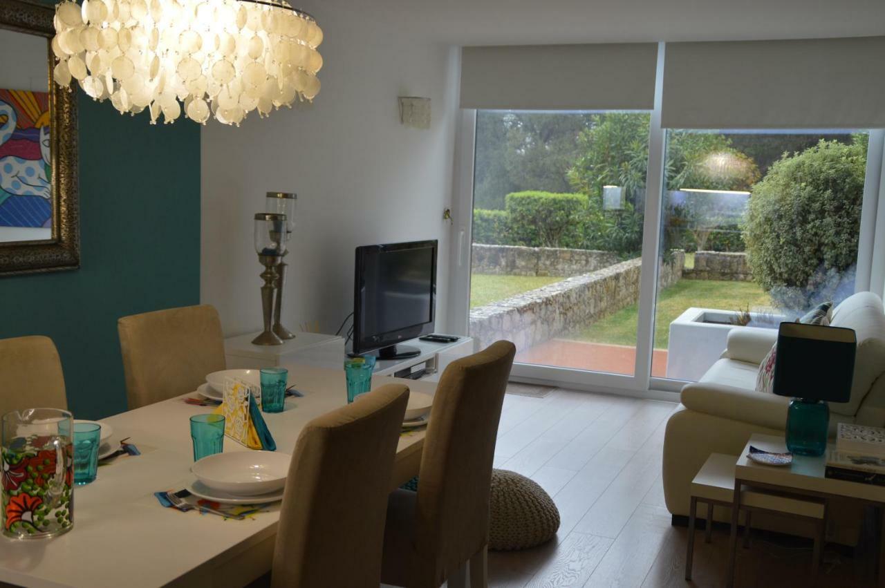 Amazing Beach & Pool Apartment With Garden Sesimbra Exteriör bild