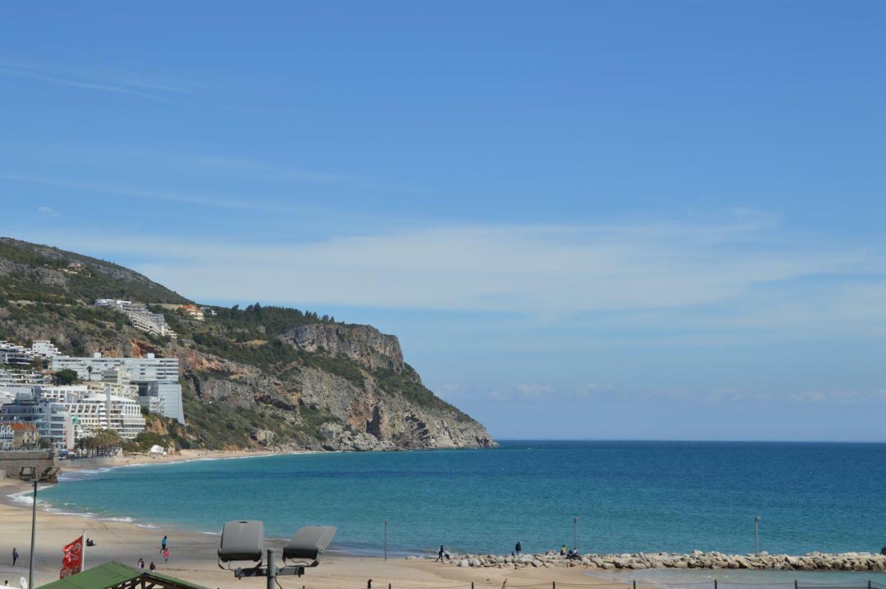 Amazing Beach & Pool Apartment With Garden Sesimbra Exteriör bild
